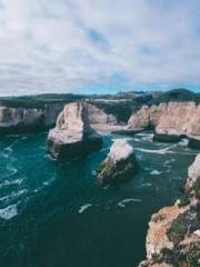 One person opens the